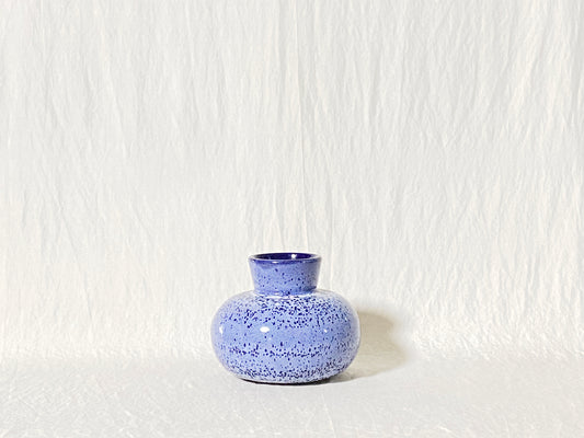 Bulbous Blue Vase