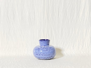 Bulbous Blue Vase