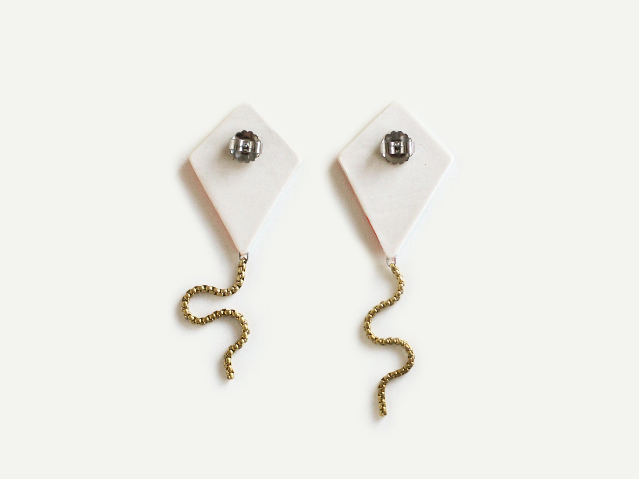 Pre-Order: Porcelain Kite Earrings