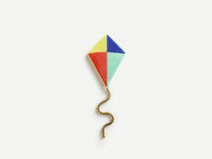 Pre-Order: Porcelain Kite Pin