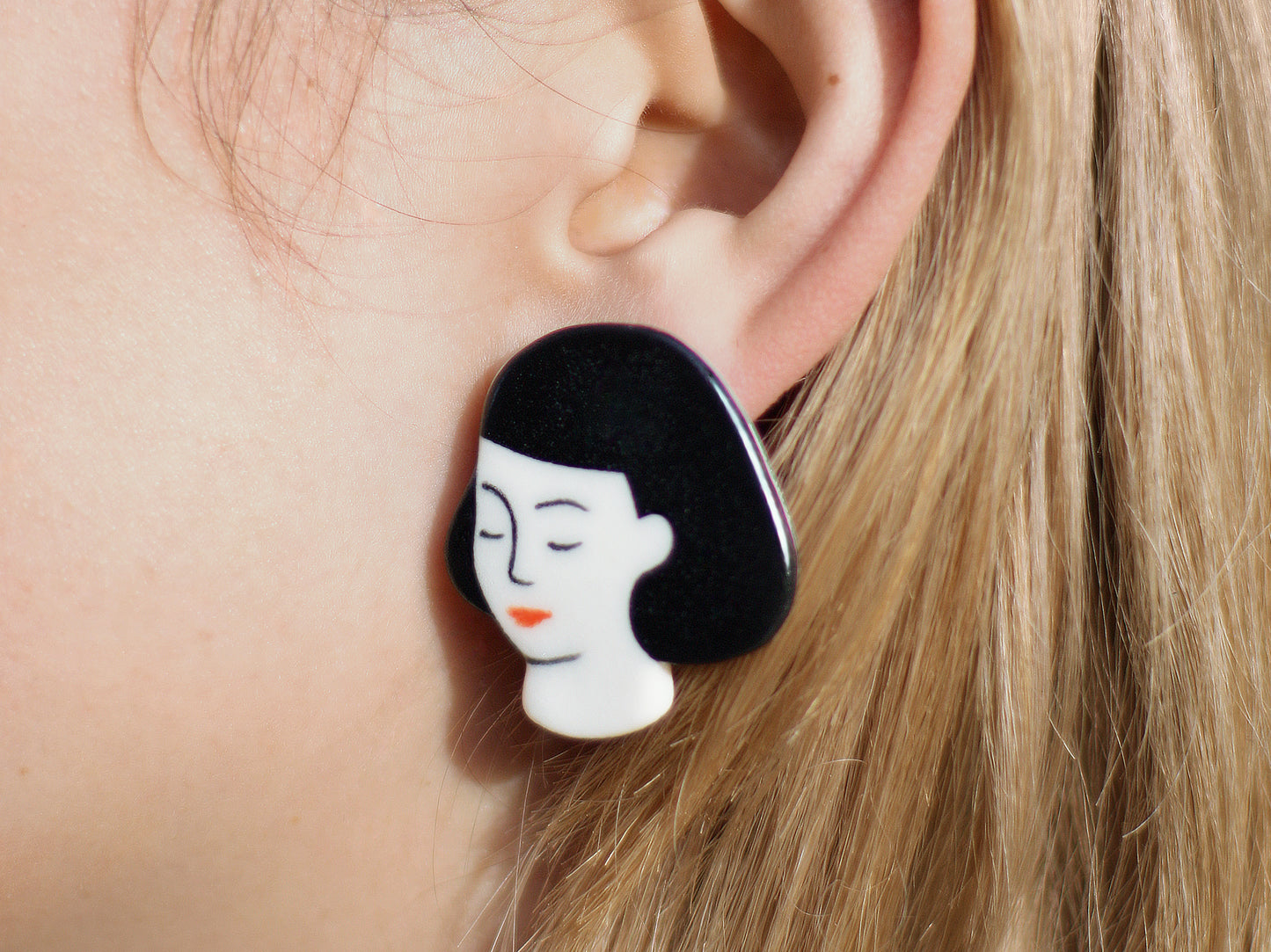 Pre-Order: Porcelain Lady Earrings
