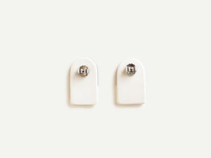 Pre-Order: Porcelain Arch Earrings