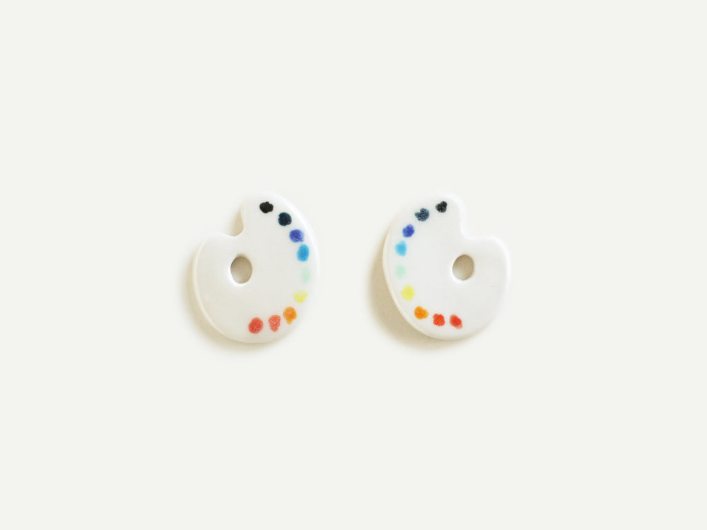 Pre-Order: Porcelain Paint Palette Earrings