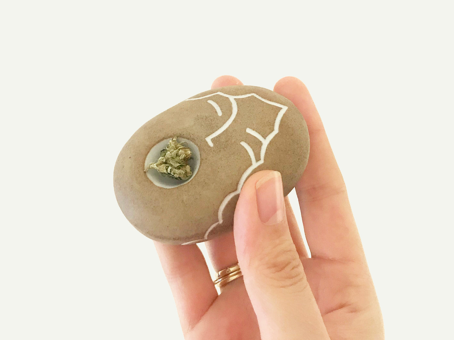 Gold Pothead Smoking Pipe nº5