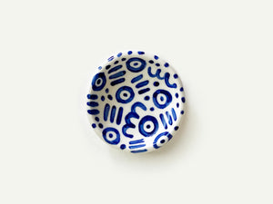 Pre-Order: Doodle Trinket Ring Dish - Blue Pattern