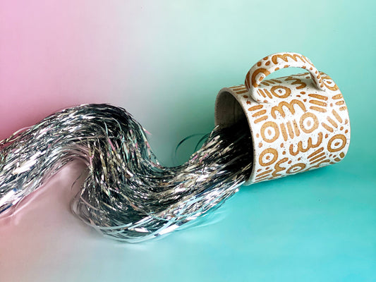 Pre-Order: "Doodle" Mug - Small Pattern - White