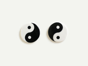 Pre-Order: Porcelain Yin Yang Earrings