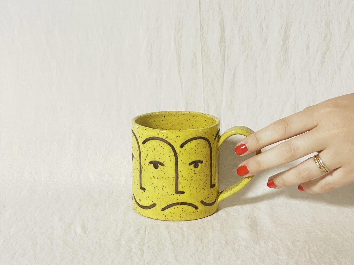 "Mood" Mug - Yellow