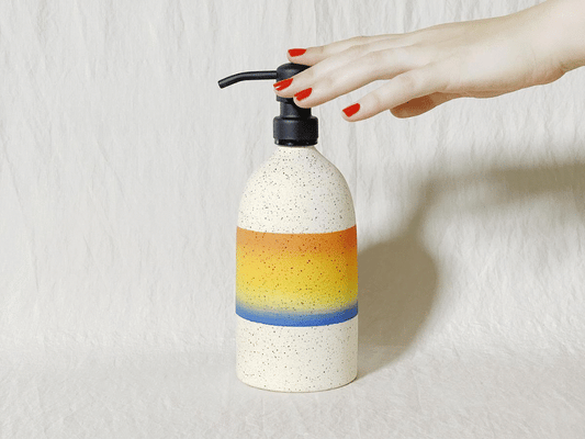 "Blur" Soap Dispenser - Rainbow Ombre