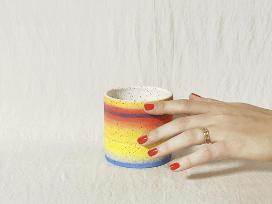 "Blur" Cup - Rainbow Ombre