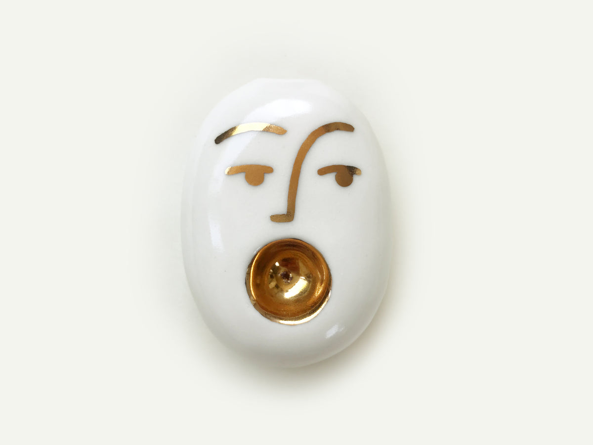 Gold Pothead Smoking Pipe nº4