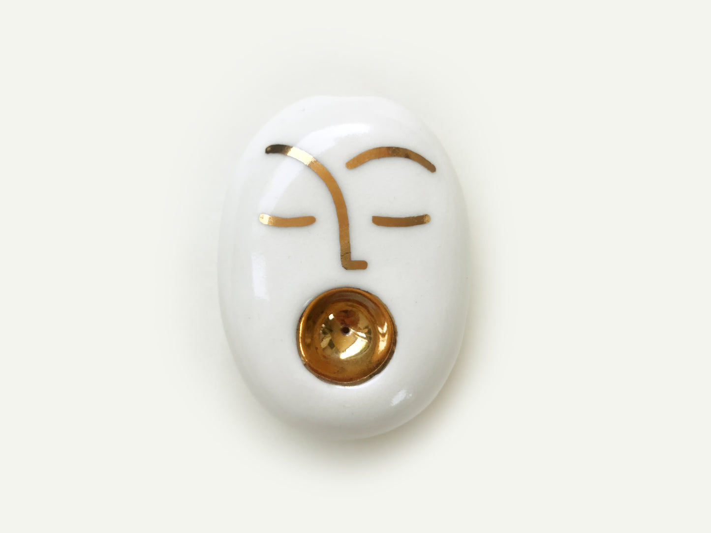 Gold Pothead Smoking Pipe nº5